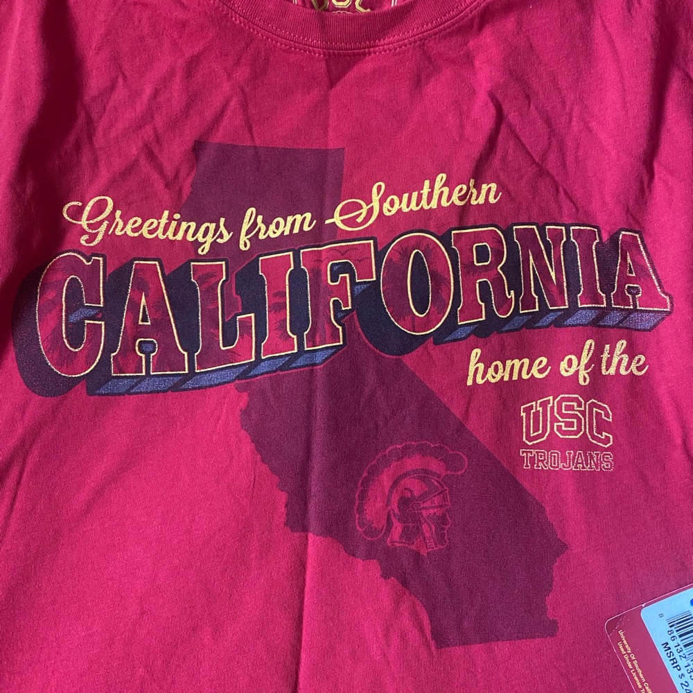 Red USC Trojans Graphic T-Shirt